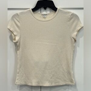 Reformation NEW Supersoft Organic Cotton Tencel T-Shirt size S Crew Neck